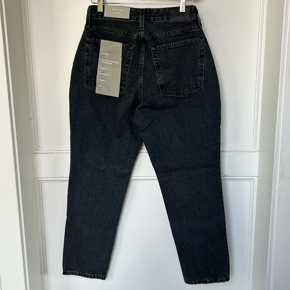 EVERLANE The Curvy 90’s Cheeky Straight Jean in Washed Black 28 Ankle BRAND NEW - Picture 9 of 9